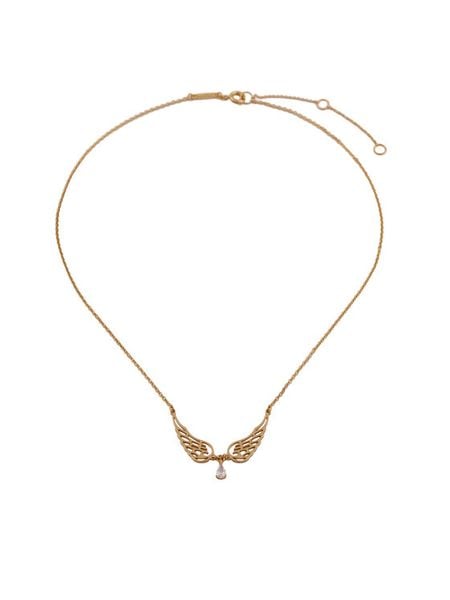Aldo Naszyjnik ANGELWINGS 13994890 Złoty. Żółte naszyjniki Aldo, z tworzywa sztucznego, metalowe. Za 59.99 zł.