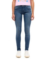 Mustang Dżinsy - Skinny fit - w kolorze niebieskim rozmiar: W26/L34. Niebieskie jeansy Mustang, l, z aplikacjami, klasyczne, z podwyższonym stanem. Za 109.78 zł.