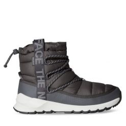 Śniegowce The North Face. Szare śniegowce The North Face, bez wzorów, bez zapięcia. Za 549.99 zł.