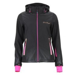 Damska polarowa kurtka z kapturem na zamek Peak Mountain Softshell. Niebieskie kurtki Peak Mountain, na zimę, m, bez wzorów, z polaru, eleganckie, z kapturem. Za 310.00 zł.