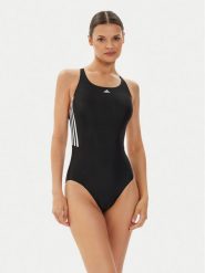 Adidas Strój kąpielowy Mid 3-Stripes Swimsuit HA5993 Czarny. Czarne stroje jednoczęściowe adidas, bez wzorów, z syntetyku, sportowe. Za 179.99 zł.