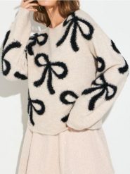 Sweter - Inny. Swetry Sinsay, l, bez wzorów, bez ramiączek. Za 59.99 zł.