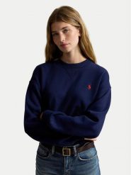 Polo Ralph Lauren Bluza 211971697002 Granatowy Relaxed Fit. Niebieskie bluzy Polo Ralph Lauren, m, bez wzorów, bez ramiączek, bez kaptura. Za 819.99 zł.