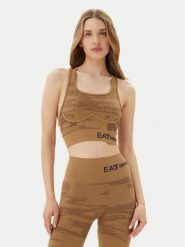 EA7 Emporio Armani Biustonosz sportowy 7W000517 AF13714 U6054 Brązowy. Brązowe biustonosze sportowe EA7 Emporio Armani, bez wzorów, z syntetyku. Za 249.99 zł.