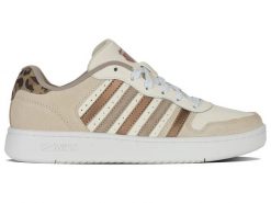 Buty sportowe COURT TIEBREAK II (96931-909-M). Brązowe buty treningowe K-SWISS, bez wzorów, bez zapięcia, na fitness i siłownię. Za 139.00 zł.