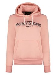 Maison Montaigne Bluza "Gontaigne" w kolorze jasnoróżowym rozmiar: XL. Różowe bluzy Maison Montaigne, xl, bez wzorów, bez ramiączek, z kapturem. Za 87.81 zł.