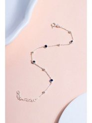 Heliophilia Srebrna bransoletka z cyrkoniami rozmiar: onesize. Niebieskie bransoletki Heliophilia, z cyrkonią, srebrne. Za 43.99 zł.