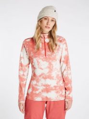 Bluza damska Protest PRTDAHLIAY 1/4 zip top. Białe bluzy Protest, na zimę, m, bez wzorów, z materiału, bez ramiączek, bez kaptura. Za 169.99 zł.