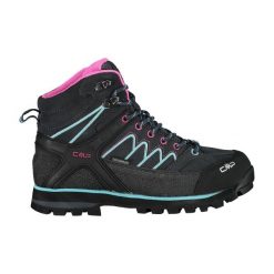Damskie buty trekkingowe w średnim wieku CMP Moon waterproof. Niebieskie buty trekkingowe CMP, bez wzorów, bez zapięcia, trekkingowe. Za 359.99 zł.