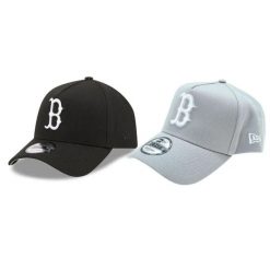 Czapka bejsbolowa Boston Red Sox 9Forty. Białe czapki z daszkiem New Era, bez wzorów. Za 227.50 zł.