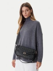 Guess Torebka 178712 Czarny. Szare torebki klasyczne Guess, z aplikacjami, ze skóry, bez dodatków. Za 379.99 zł.