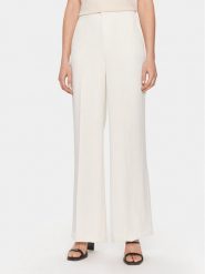 TWINSET Spodnie materiałowe 241TP2130 Écru Wide Leg. Spodnie materiałowe Twinset, bez wzorów, z materiału. Za 479.99 zł.