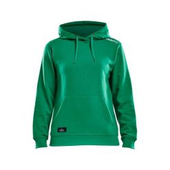 Damska bluza z kapturem Craft community. Zielone bluzy Craft, l, bez wzorów, z bawełny, z kapturem, na fitness i siłownię. Za 220.50 zł.