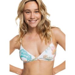 Góra od stroju kąpielowego ROXY Into the Sun. Białe bikini Roxy, bez wzorów, z elastanu, sportowe. Za 66.99 zł.