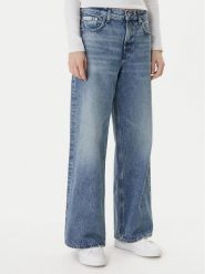 Calvin Klein Jeans Jeansy LV047F473G Niebieski Baggy Fit. Niebieskie jeansy Calvin Klein Jeans, bez wzorów, z bawełny. Za 409.99 zł.