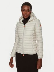 Save The Duck Kurtka puchowa D33620W GIGA01 Beżowy Regular Fit. Brązowe kurtki Save the duck, bez wzorów, z puchu, bez kaptura. Za 539.99 zł.