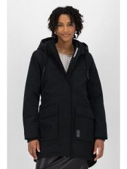 Alife and kickin Parka "CharlizeAK" w kolorze czarnym rozmiar: XL. Czarne płaszcze Alife and Kickin, xl, bez wzorów, bez kaptura. Za 430.46 zł.
