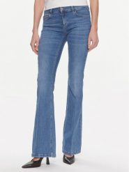 Liu Jo Jeansy UA4057 DS015 Niebieski Flare Fit. Niebieskie jeansy Liu Jo, bez wzorów, z bawełny. Za 469.99 zł.