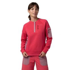 Damska techniczna bluza trekkingowa Siroko Tatras-W Red. Czerwone bluzy SIROKO, uniwersalny, bez wzorów, z dzianiny, bez kaptura, trekkingowe. Za 211.00 zł.