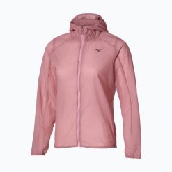Kurtka do biegania damska Mizuno Tech Light Hooded Jacket. Czerwone kurtki do biegania Mizuno, m, bez wzorów, z materiału, bez kaptura, do biegania. Za 299.99 zł.