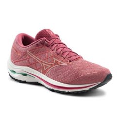 Buty do biegania Kobieta Mizuno Wave Inspire 18 róża. Brązowe buty do biegania Mizuno, bez wzorów, z materiału, bez zapięcia, do biegania, mizuno wave. Za 349.44 zł.