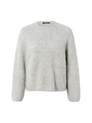 Someday Damski sweter z dzianiny z alpaki - Tayana Kobiety szary marmurkowy, 42. Szare swetry someday., bez wzorów, z dzianiny, bez ramiączek. Za 749.95 zł.