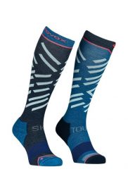 Skarpety skiturowe damskie Ortovox Ski Tour Long Socks. Zielone skarpetki ORTOVOX, bez wzorów, z elastanu. Za 186.99 zł.