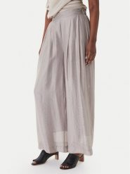 Eleh Spodnie materiałowe SS260269 Szary Wide Leg. Szare spodnie materiałowe Eleh, bez wzorów, z materiału. Za 551.99 zł.