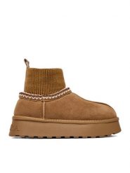 Badura Śniegowce EO-ANDREA-TS6278-01 Brązowy. Brązowe śniegowce Badura, bez wzorów, ze skóry, bez zapięcia. Za 279.99 zł.