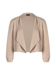 More & More Kardigan w kolorze beżowym rozmiar: 46. Brązowe swetry More & More, bez wzorów, bez ramiączek. Za 69.99 zł.