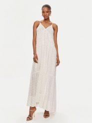 TWINSET Sukienka letnia 241TT2172 Écru Loose Fit. Sukienki Twinset, bez wzorów, z wiskozy, bez kołnierzyka, bez ramiączek. Za 2,139.00 zł.