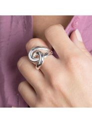 L'atelier précieux Srebrny pierścionek rozmiar: 62. Szare pierścionki l'Atelier precieux, srebrne. Za 229.46 zł.