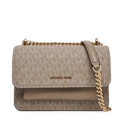 Torebka MICHAEL Michael Kors. Brązowe kopertówki MICHAEL Michael Kors, bez wzorów, wizytowe, bez dodatków. Za 899.99 zł.