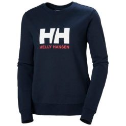 Damska bluza z okrągłym dekoltem Helly Hansen 2.0. Niebieskie bluzy Helly Hansen, s, bez wzorów, z bawełny, klasyczne, bez ramiączek, bez kaptura. Za 307.65 zł.