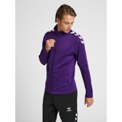 Bluza sportowa dla dorosłych Hummel Core XK Poly Zip Sweat. Białe bluzy bez kaptura Hummel, m, bez wzorów, bez kaptura. Za 212.50 zł.