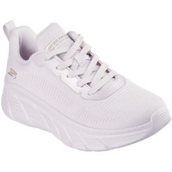 Buty sportowe damskie Skechers Bobs B Flex Hi Fly. Fioletowe buty treningowe Skechers, bez wzorów, bez zapięcia, na fitness i siłownię. Za 490.00 zł.
