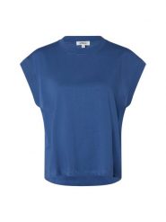 S.Oliver Koszulka Kobiety Bawełna niebieski, 40. Niebieskie t-shirty sportowe S.Oliver, s, bez wzorów, z bawełny, bez ramiączek. Za 59.95 zł.