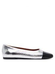 Vagabond Shoemakers Baleriny Jolin 5508-619-72 Srebrny. Szare baleriny Vagabond Shoemakers, bez wzorów, ze skóry, bez obcasa, bez zapięcia. Za 239.99 zł.