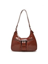 DeeZee Torebka C-DZE-S-005-08 Brązowy. Brązowe torebki klasyczne DeeZee, bez wzorów, z materiału, bez dodatków. Za 119.99 zł.