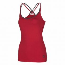Damska koszulka typu tank top Ocun Corona. Czerwone topy Ocun, xl, bez wzorów, sportowe, bez kołnierzyka, bez ramiączek. Za 178.50 zł.