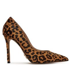 Szpilki Steve Madden. Brązowe szpilki Steve Madden, bez wzorów, bez obcasa, na szpilce, bez zapięcia. Za 569.99 zł.