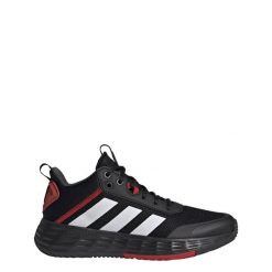 Buty do koszykówki dla dorosłych Adidas Ownthegame Shoes. Białe buty do biegania adidas, bez wzorów, bez zapięcia, do biegania. Za 352.50 zł.