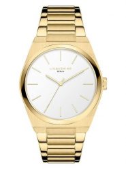 Liebeskind Zegarek kwarcowy w kolorze złoto-białym rozmiar: onesize. Białe, analogowe zegarki Liebeskind, ze stali. Za 282.99 zł.