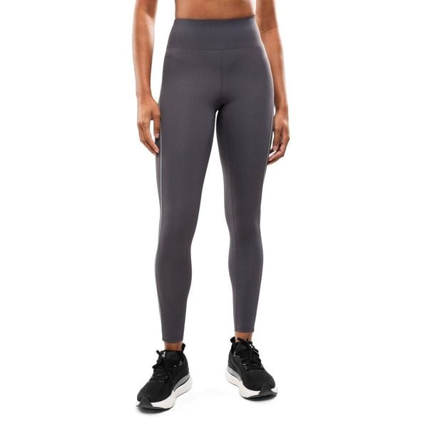 Damskie długie legginsy do biegania Fitness Siroko Lume Dark Gray. Szare bielizna termoaktywna damska SIROKO, bez wzorów, z tkaniny, długie. Za 169.00 zł.
