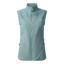 Kurtka turystyczna bez rękawów damska Dare 2B Ardently. Zielone kurtki przejściowe sportowe Dare 2b, l, bez wzorów, z softshellu, bez kaptura, trekkingowe. Za 276.00 zł.