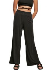 Urban Classics Spodnie w kolorze czarnym rozmiar: 5XL. Czarne spodnie materiałowe Urban Classics, bez wzorów, z materiału, z podwyższonym stanem. Za 70.41 zł.