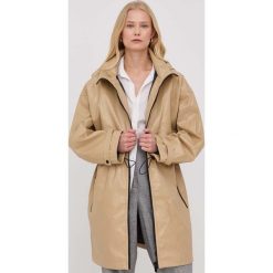 MICHAEL Michael Kors parka MS22062DTW damska kolor beżowy przejściowy. Brązowe płaszcze MICHAEL Michael Kors, l, bez wzorów, z materiału, bez kaptura. W wyprzedaży za 1,559.90 zł.