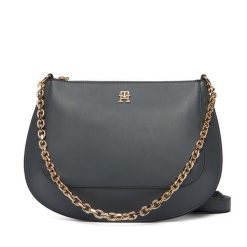 Torebka Tommy Hilfiger. Szare torebki klasyczne Tommy Hilfiger, bez wzorów, klasyczne, bez dodatków. Za 649.99 zł.