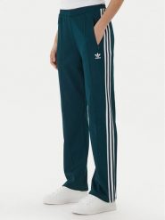 Adidas Spodnie dresowe Beckenbauer JV7395 Zielony Regular Fit. Zielone spodnie dresowe adidas, bez wzorów, z bawełny. Za 239.99 zł.