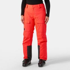 Spodnie narciarskie cargo damskie Helly Hansen Switch 2.0. Czerwone spodnie narciarskie Helly Hansen, bez wzorów, narciarskie. W wyprzedaży za 852.00 zł.